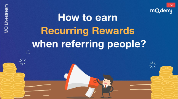 How to earn recurring rewards when referring people?